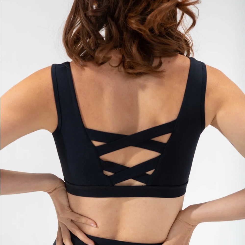 POPFLEX black corset bra